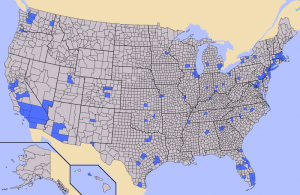 map of us 50 percent