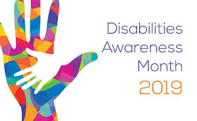 Disabilities Awareness Month, October, 2019